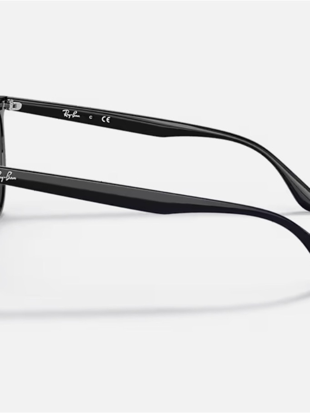 Ray-Ban Black Gloss Temple Arm Sunglasses